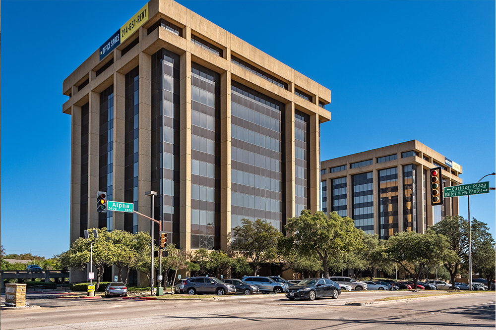 Carillon Towers building exterior in Dallas, Texas